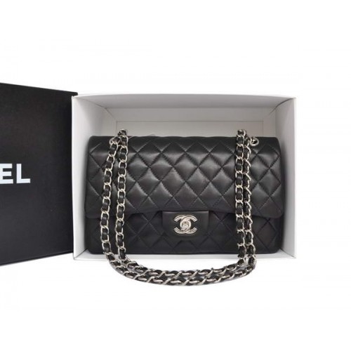 Chanel A1112 2.55 Series Flap Bag Original Leather Black