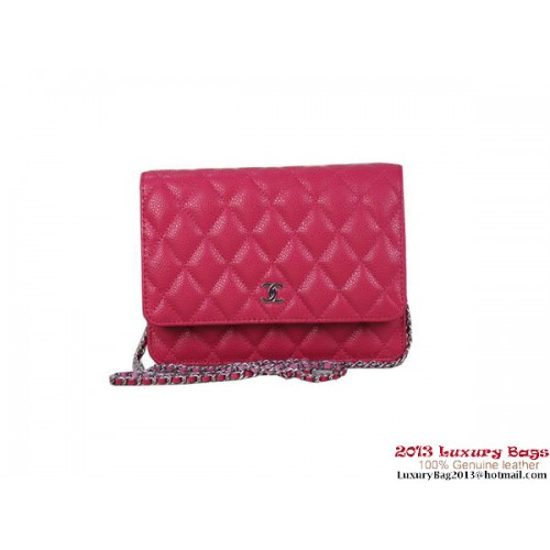 Chanel A33814 Original Cannage Leather mini Flap Bag Rose