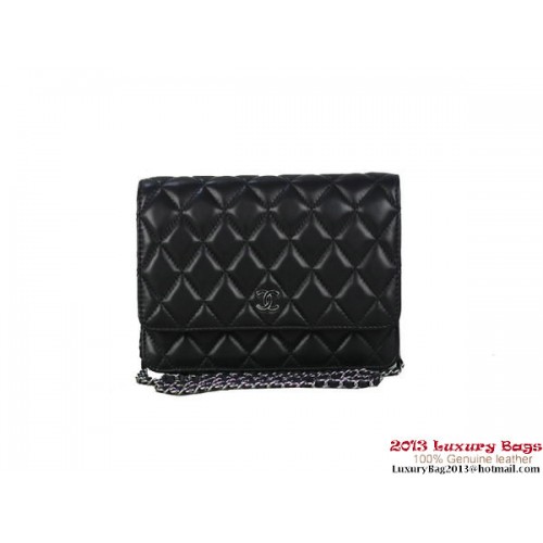 Chanel A33814 Original Leather mini Flap Bag Black
