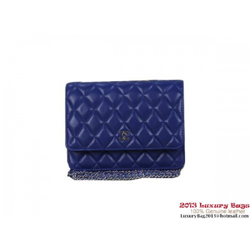 Chanel A33814 Original Leather mini Flap Bag RoyalBlue