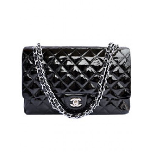 Cheap Chanel Jumbo 2.55 Series Flap Bag A47600 Black Silver