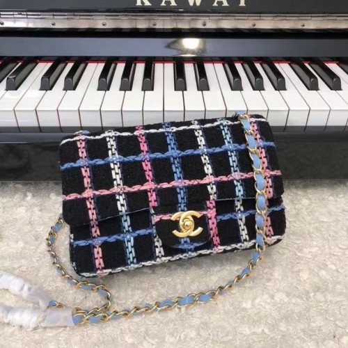 Chanel CLASSIC HANDBAG A01116 blackgold