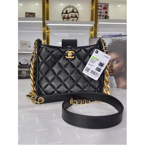 Chanel Calfskin Shoulder Bag AS3111 black