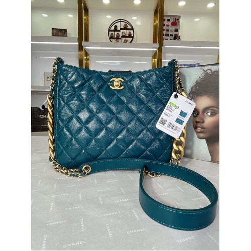 Chanel Calfskin Shoulder Bag AS3112 blue