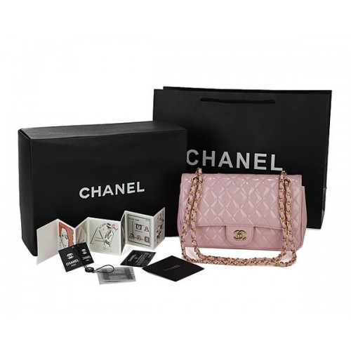 Chanel Classic Flap Bag Patent Leather CHA1113 Pink