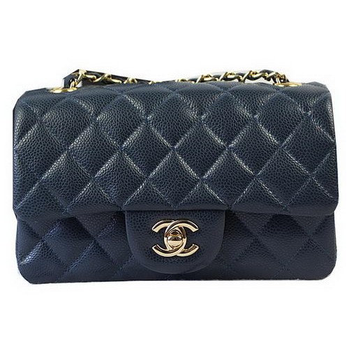 Chanel Classic MINI Flap Bag Royal Cannage Pattern CF1119 Gold