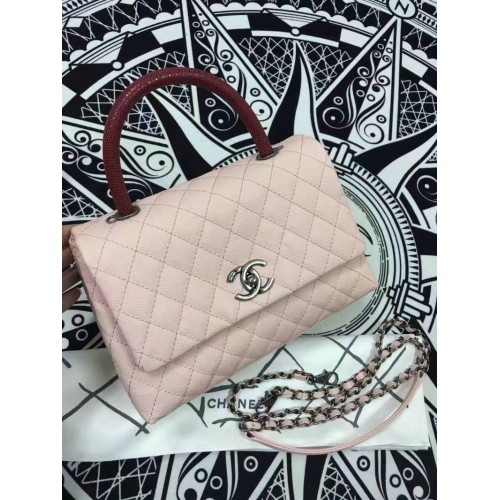 Chanel Classic Top Flap Bag Original Leather A98088 Pink
