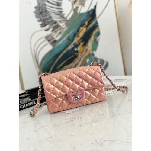 Chanel Flap Mirage Lambskin Shoulder Bag AS1116 pink