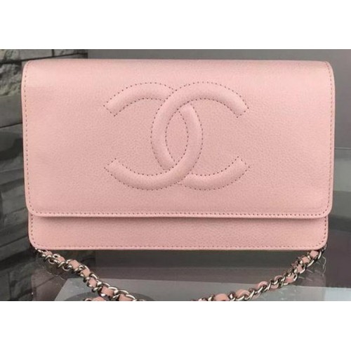 Chanel Flap Shoulder Bag Cannage Pattern A5373 Pink