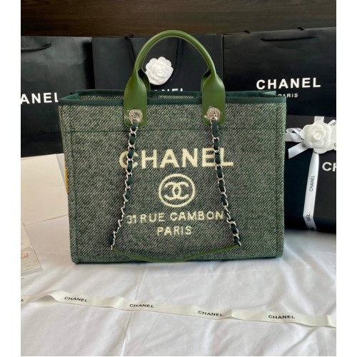 Chanel LARGE SHOPPING BAG A66941 green