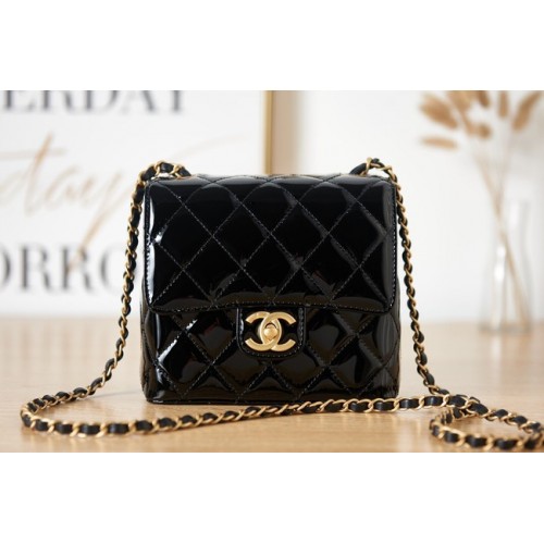 Chanel MINI FLAP BAG AS3647 black