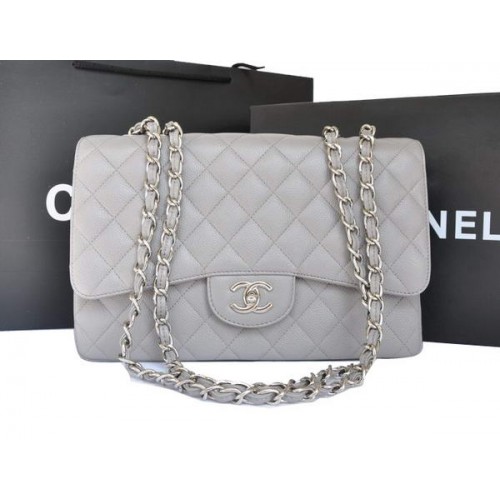 Chanel Original Caviar Leather Flap Bag A28600 Grey