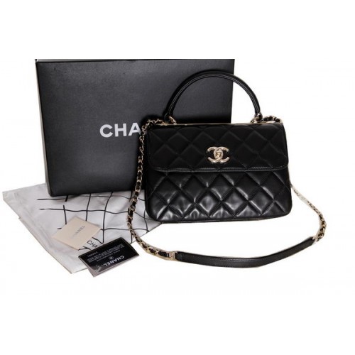 Chanel Original Lambskin Embellished Flap Bag CHA92237 Black