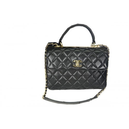 Chanel Original Lambskin Embellished Flap Bag CHA92238 Black