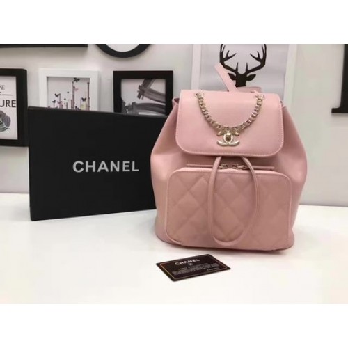 Chanel Original Leather Backpack CHA2590 Pink