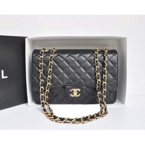 Chanel Original Leather Flap Bag A28600 Black Golden