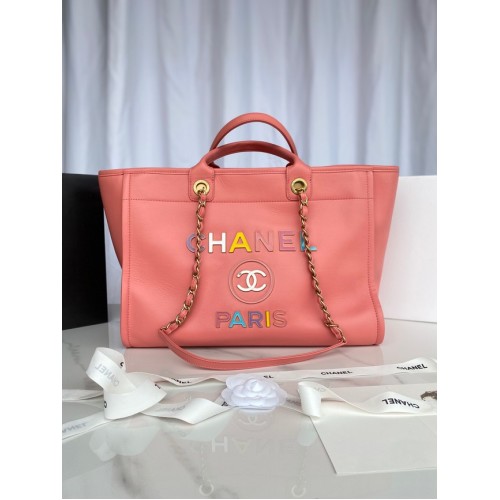 Chanel Original Leather Shopping Bag 66941 pink