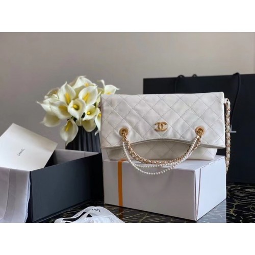 Chanel Original shopping bag AS2213 white