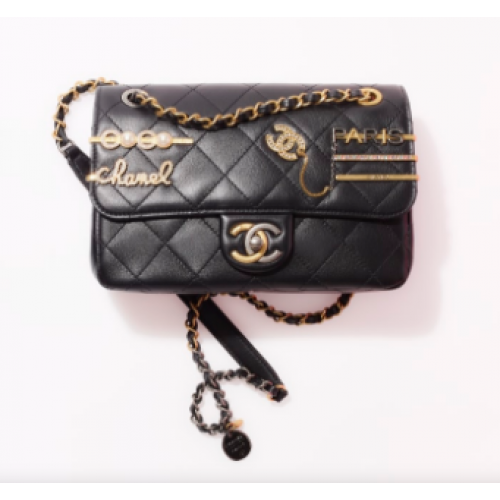 Chanel SMALL FLAP BAG AS2979 black