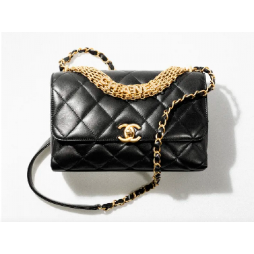 Chanel SMALL FLAP BAG AS3241 black