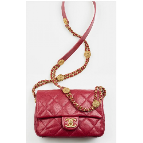 Chanel SMALL FLAP BAG AS3369 Burgundy