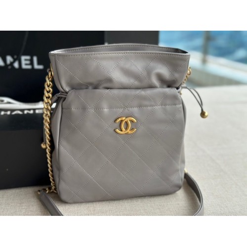 Chanel SMALL SHOPPING BAG AS2985 gray