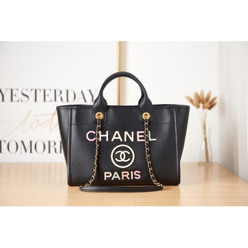 Chanel SMALL SHOPPING BAG AS3257 black