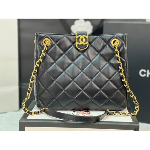 Chanel SMALL SHOPPING BAG AS3477 black