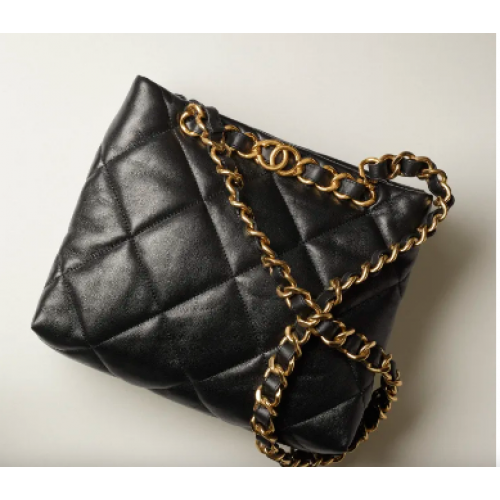 Chanel SMALL SHOPPING BAG AS3502 BLACK