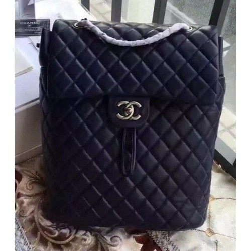 Chanel Sheepskin Leather Backpack A91121 Royal