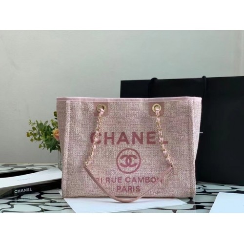 Chanel Shopping bag MM A67001 pink