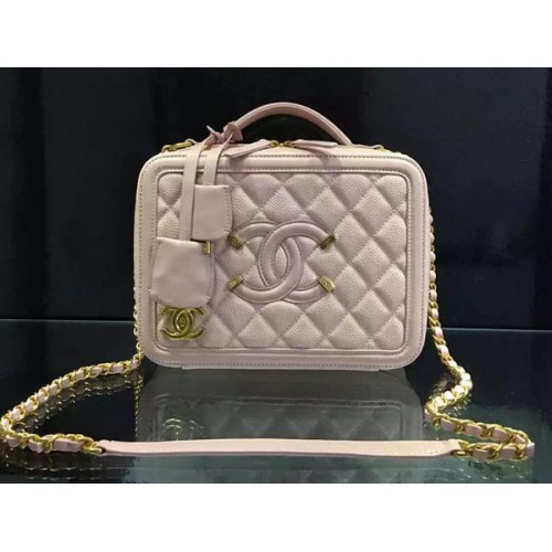 Chanel Shoulder Bag Original Calfskin Leather CHA6678 Pink