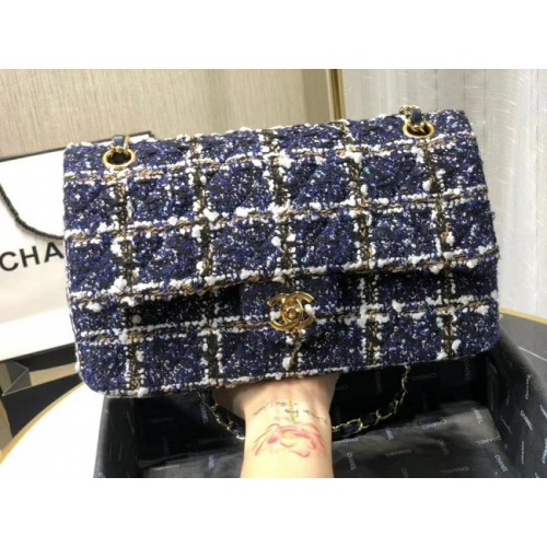 Chanel Twill soft A01112 royal blue