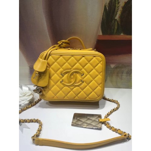 Chanel Vanity Case Original A93343 yellow