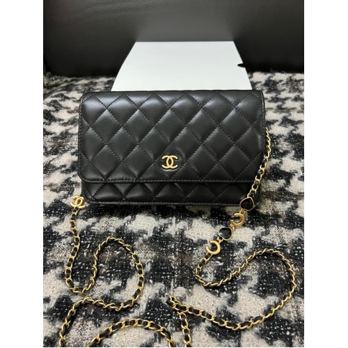 Chanel WALLET ON CHAIN AP3035 black