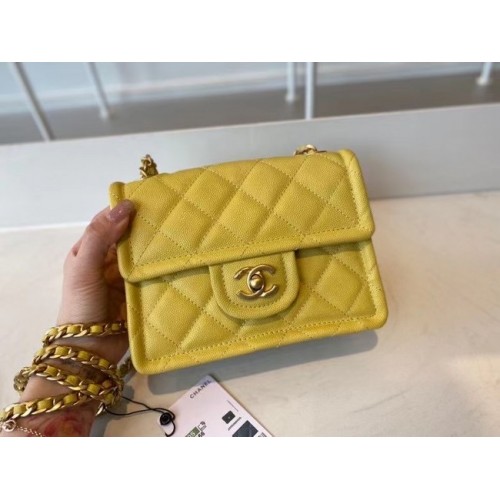 Chanel cross-body bag AS2356 yellow