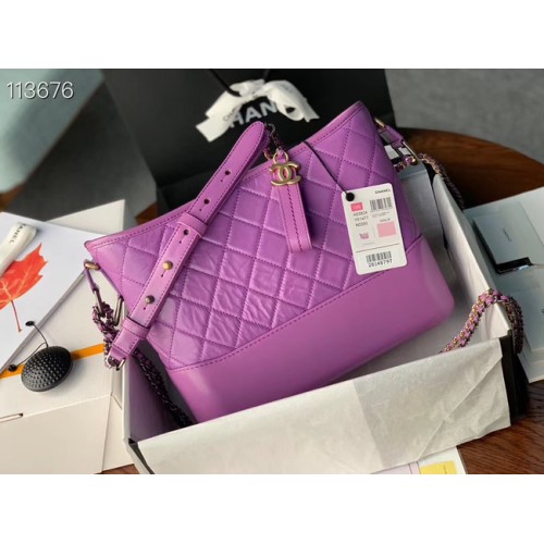 Chanel gabrielle hobo bag A93824 Lavender