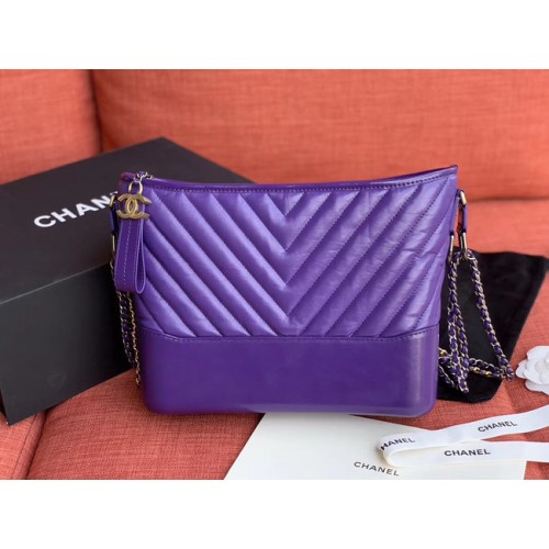 Chanel gabrielle hobo bag A93824 purple