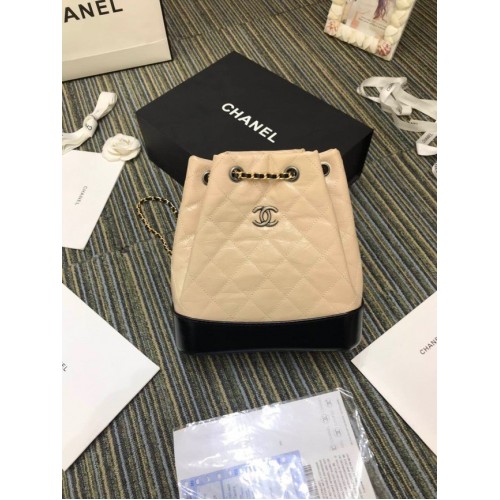 Chanel gabrielle small backpack A94485 Beige&black