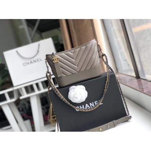Chanel gabrielle small hobo bag A91810 grey