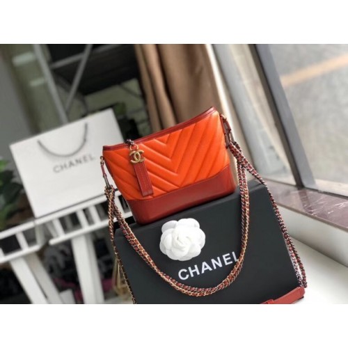 Chanel gabrielle small hobo bag A91810 orange