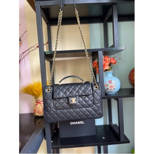 Chanel lambskin Shoulder Bag AS3335 black