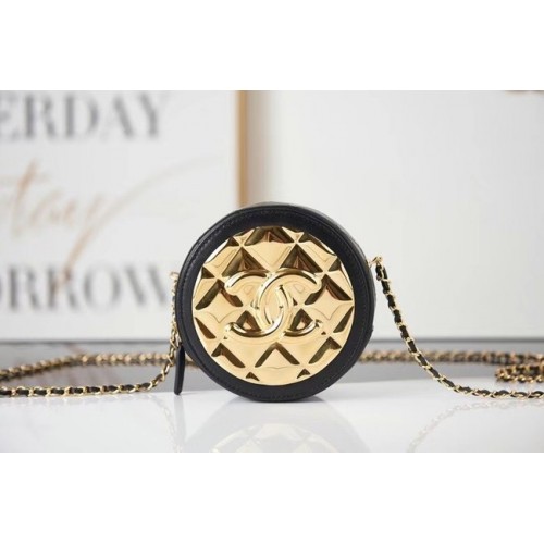 Chanel leather Shoulder Bag AP2388 black