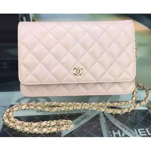 Chanel mini Flap Bag Pink Cannage Pattern A8373 Gold