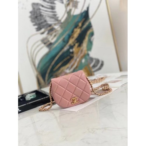 Chanel mini Flap Shoulder Bag Original leather AP2344 pink