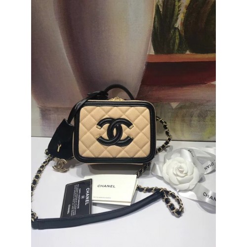 Chanel mini Vanity Case Original A93342 apricot