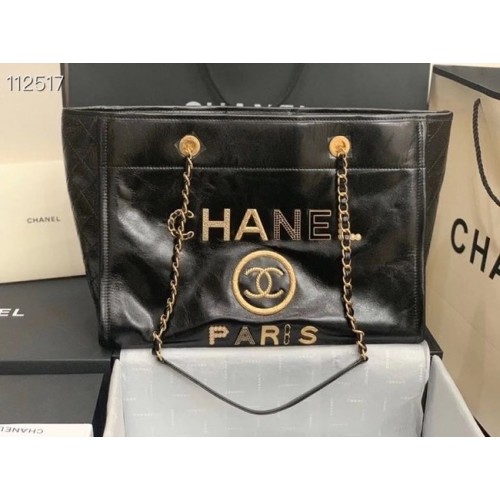 Chanel shopping bag A67001 black
