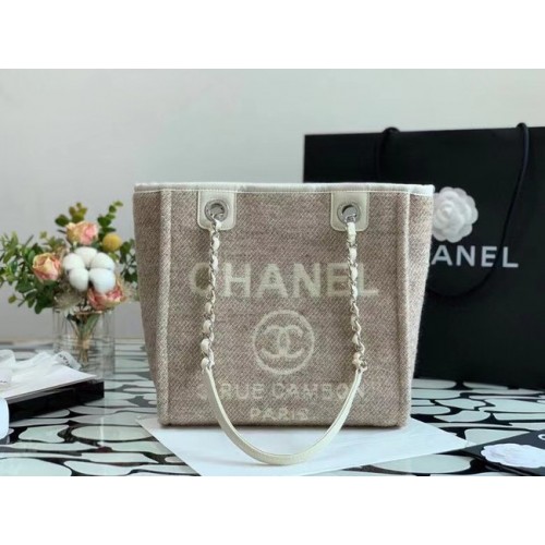 Chanel small Shopping bag A66940 Cream