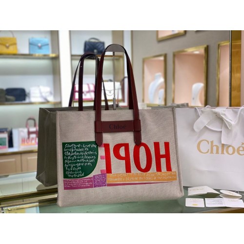 Chloe Cloth leather 6C011 brown