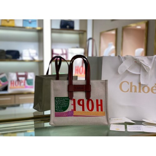 Chloe Cloth leather 6C013 brown